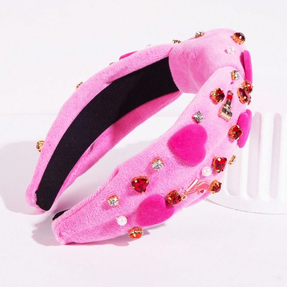 Vday Valentine's Day heart Headband - Picture 6 of 10